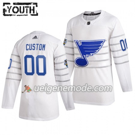 Kinder St. Louis Blues Trikot Custom Weiß Adidas 2020 NHL All-Star Authentic